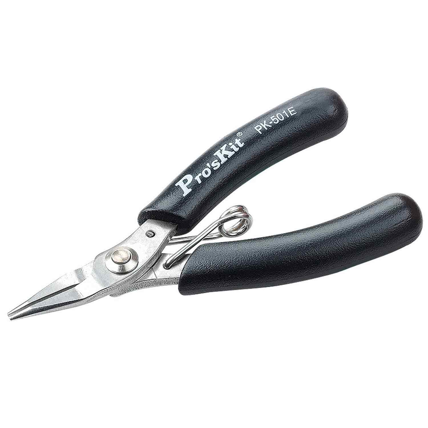 Proskit/宝工 尖嘴钳1PK-501E迷你尖嘴钳 掌心无牙尖嘴钳100mm