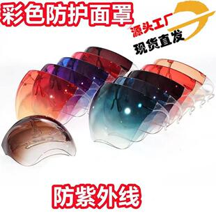 疫情防护PC防雾面罩防风防尘防喷溅防护面罩骑行劳保护目镜面罩
