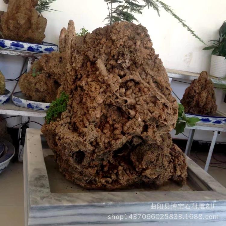 供应天然吸水石假山 办公室盆景造景保湿上水石养鱼池流水摆件