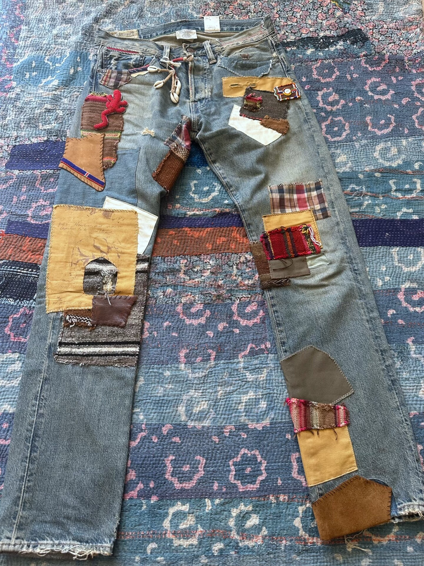 Polo Ralph Lauren Patchwork Distressed Jeans