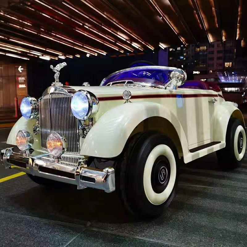 正品劳斯莱宝动斯童电动汽车男女宝小孩电车儿四轮遥控玩具车可坐