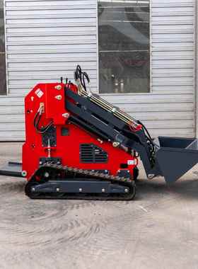 工厂直铲售型小装载机4 HT120型多功能履带轮式滑移装载机运输小