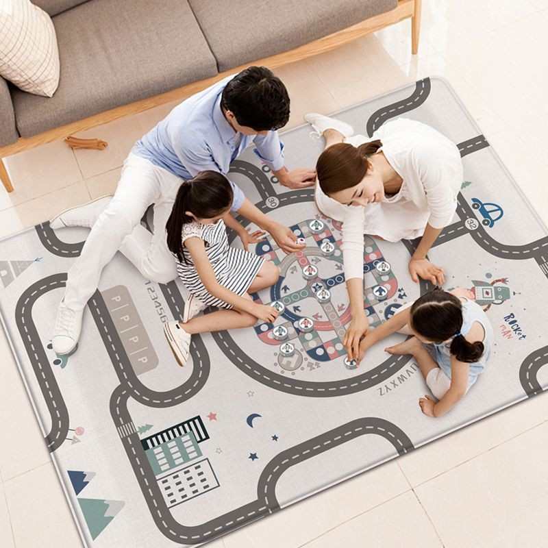 婴之力儿童游戏飞行棋游戏地毯 折叠爬行垫亲子聚会桌游玩具
