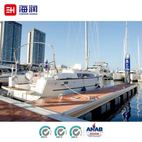 浮厂家直按需定制码供专业设桥计施工游艇浮头铝合金结构桥公园廊