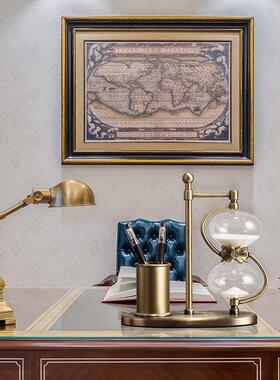 创意办公室笔筒摆件轻奢计时沙漏送导书桌BYX6028务商礼品领礼物