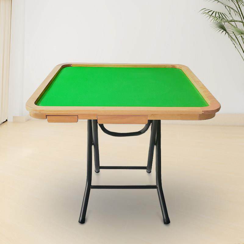 实木折叠麻将桌家用手搓餐桌两用麻雀枱象棋牌桌子手动简易麻将台