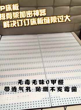 4I洞洞床板/硬pp冲孔/静音垫板排骨加架密881改/防潮透气床垫定