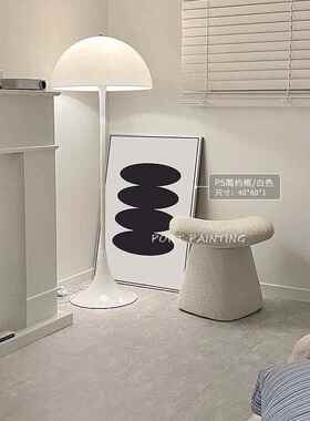 港画北欧色块艺术装饰画小众ins风卧室床头挂画公寓沙发背景壁画