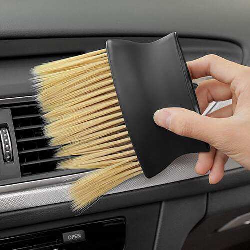 Dust removal brush for car interior cleaning, suitable for a