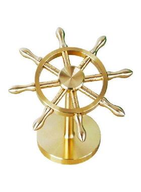 Creative Table Brass Rudder Decors Beach Ocean Theme