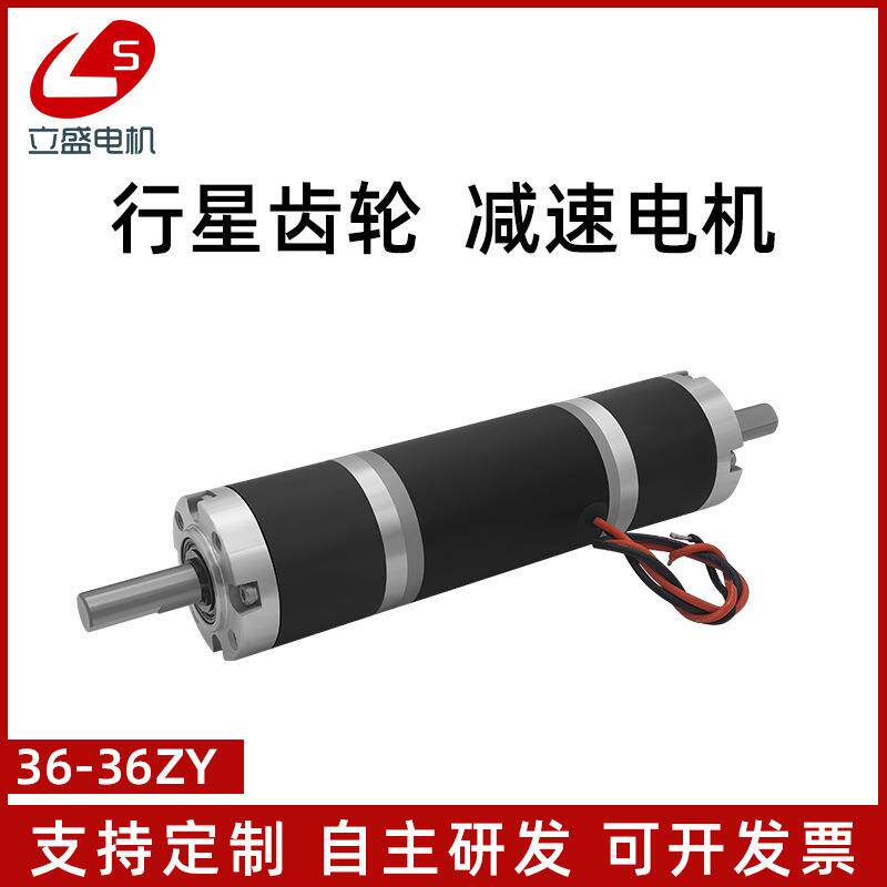 双头6-6ZY行星齿轮直流减速电机12v24v大扭力微型可调慢速马达