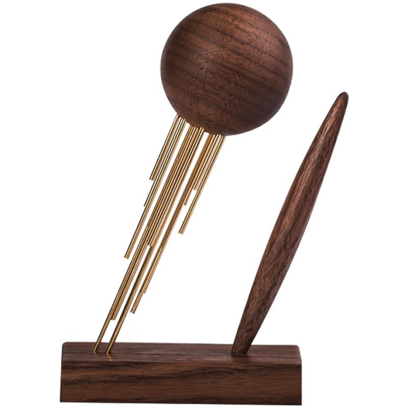 厂家供应木质工艺品摆件星球造型木质笔商务木质工艺品