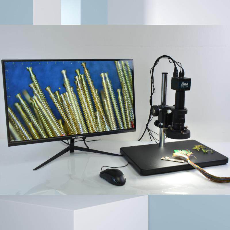 4K工业电子显微镜拍照录像测量视频数码CCD相机线路板手机维修焊