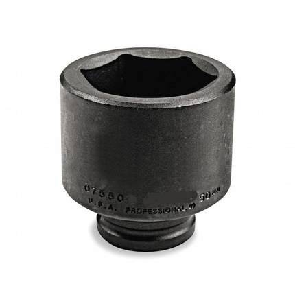 1寸方口25mm系列英制六角冲击套筒尺寸2-11/16寸J10043