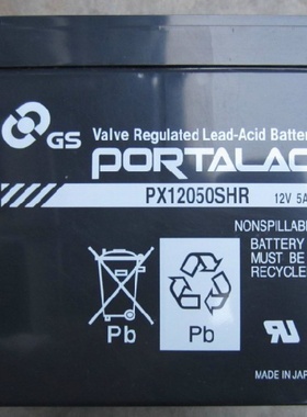GS PORTALAC PXL12050 12V50AH精密仪器后备电源进口设备电池