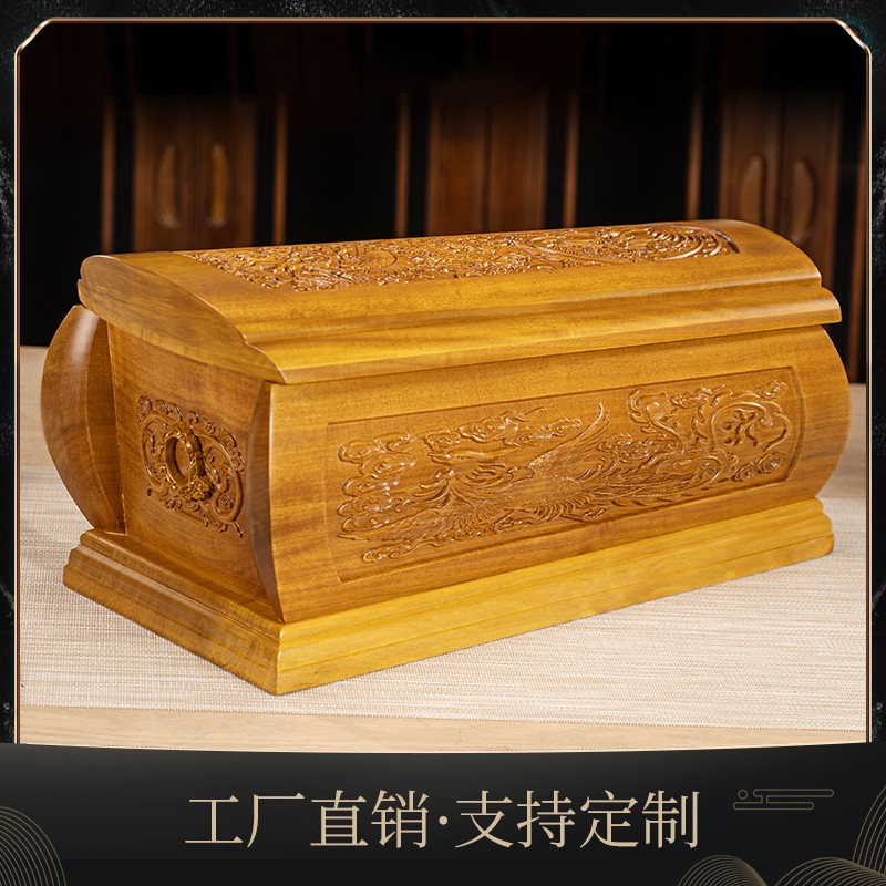 棺材金丝楠木小寿材高档定制阴沉木大寿盒乌木男女定做迁坟骨灰盒