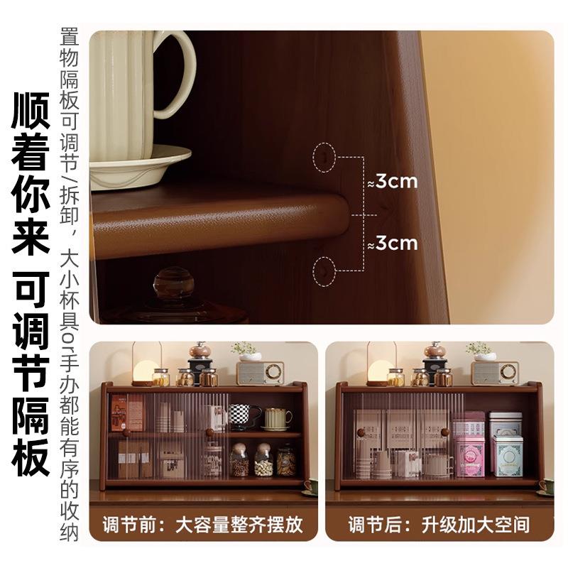 实木飘窗子柜收纳储物柜家用阳台防改造佐致(收窗台中古风书书架