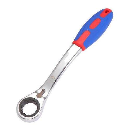 19MM Ratcheting Wrench Spanner Tool Plastic Shank Round
