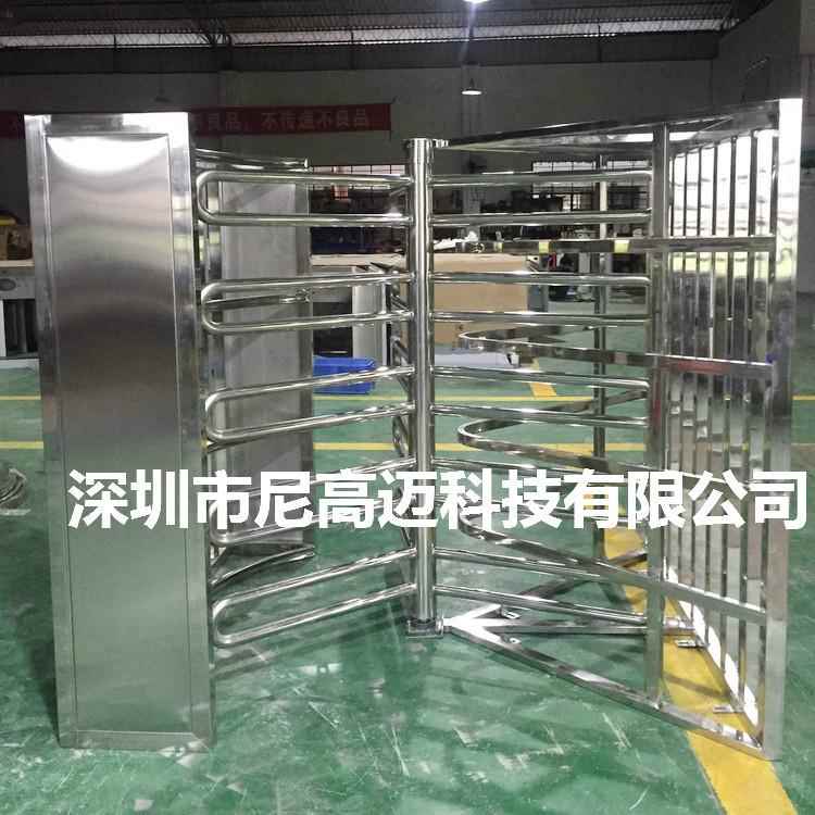 车站单向手推半高转闸 汽车站出入口单向梳状门禁 景区手动单向门