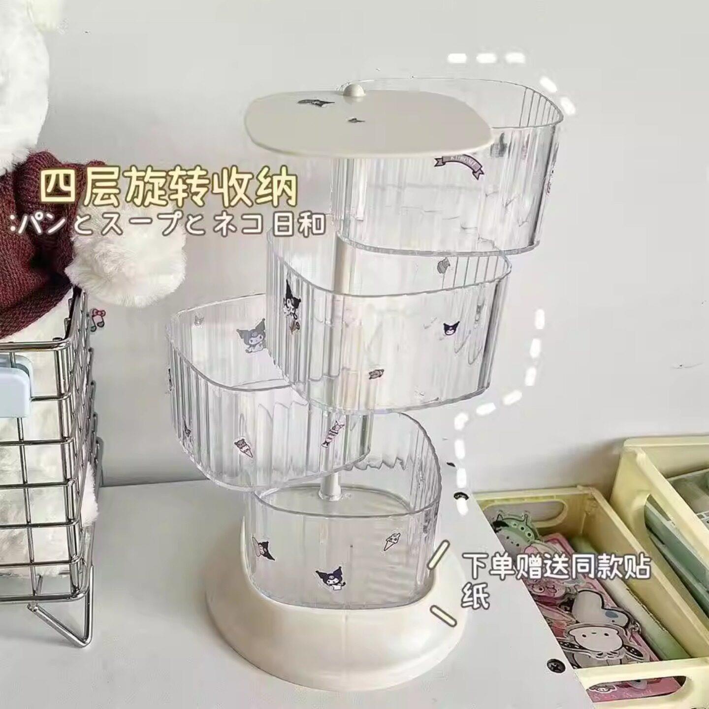 饰品收纳盒首饰发夹发圈收纳宿舍卧室防尘桌面透明收纳整理盒