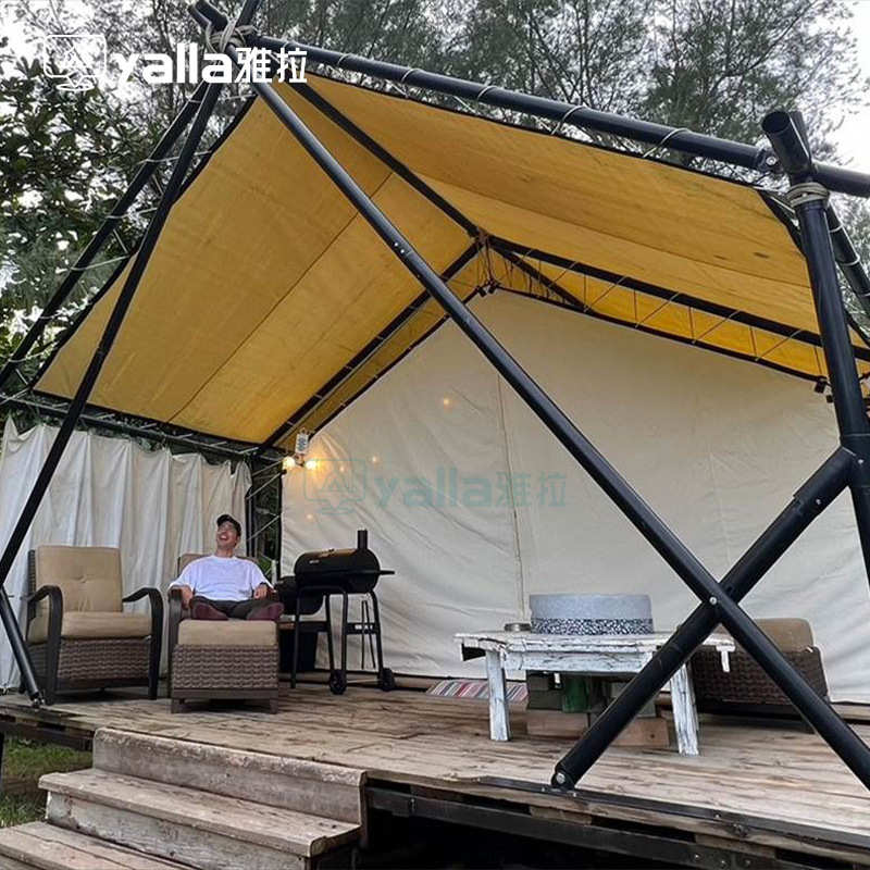 yalla雅拉民宿帐篷户外酒店野奢帐篷抗风厂家营地景区文旅农庄