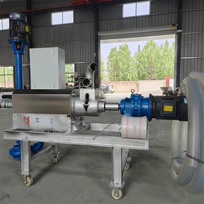 纸VBK浆固液分离分机厂家动粪挤水设备养殖场用物螺旋便式固液离