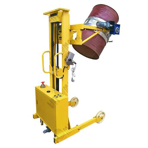 liftomatic武汉TD850E-RY全电动升降带称重油桶搬运倒料车
