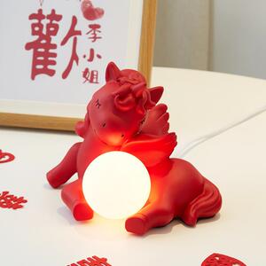 结长灯独用角兽摆件新婚礼物送新娘新人陪嫁喜婚明灯高档实TB-701