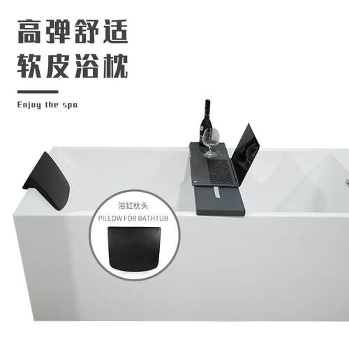 新供应广东厂家冲浪按摩浴缸高档柔软按摩浴枕 浴缸枕头 X790-1