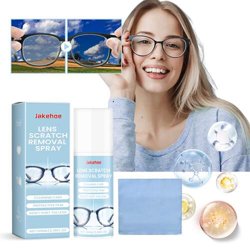 JAKEHOE Eyeglass Care Cleaning Solution - Clear Vision Lens