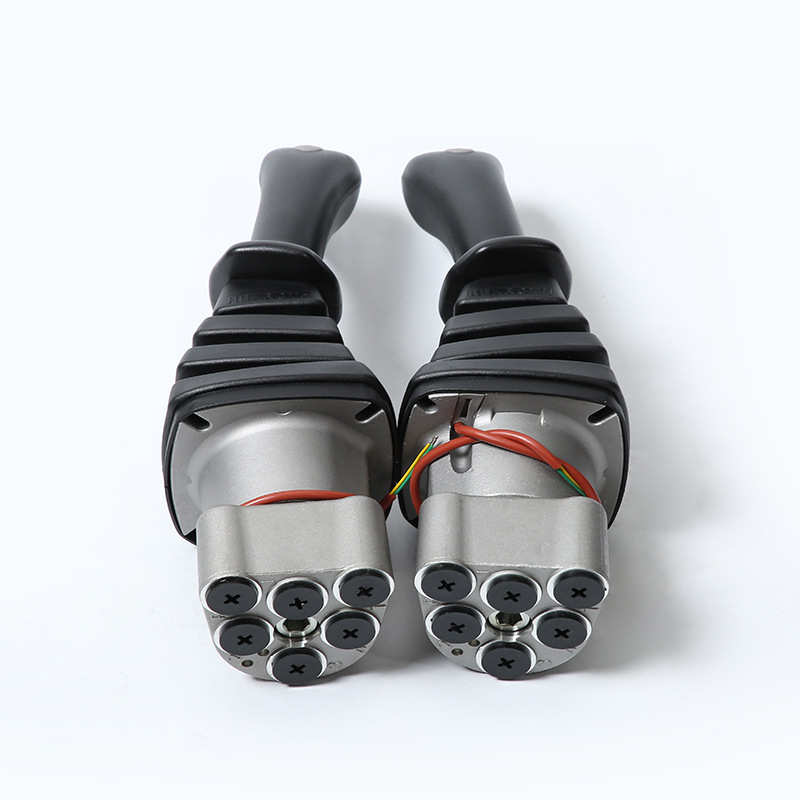 挖掘机液压零件REXROTH（左）操作柄单按钮 工程机械设备手柄配件