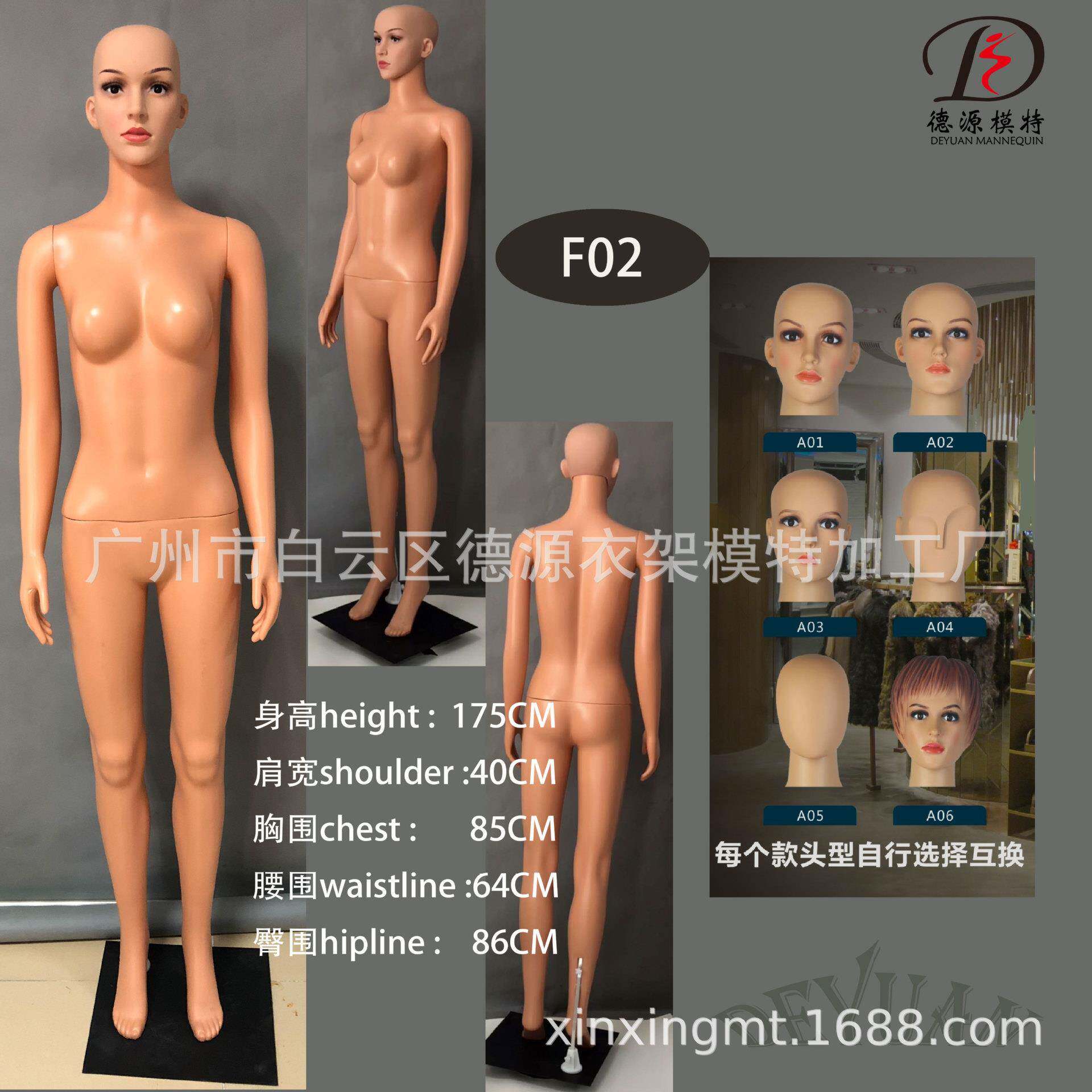 供应服装店用人体模特款式多样品种齐全头型可有多个款式
