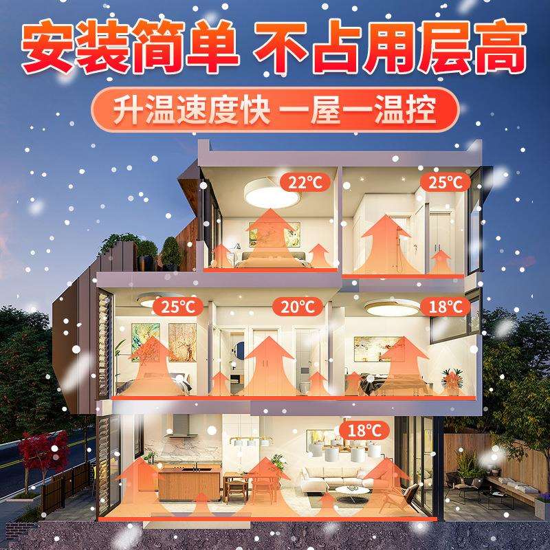 石墨烯电地暖工程地暖装修家用薄型发热膜民宿酒店景区用