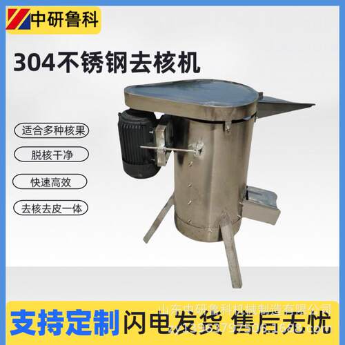 余柑果大型去核机 水果破碎去核设备 钙果杨梅海棠不锈钢脱核机