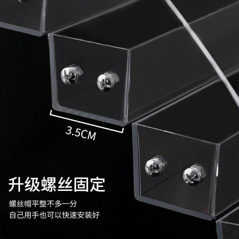 指甲油展示架美甲店收纳盒子香水口红精油陈列架粉饼甲胶油摆货架
