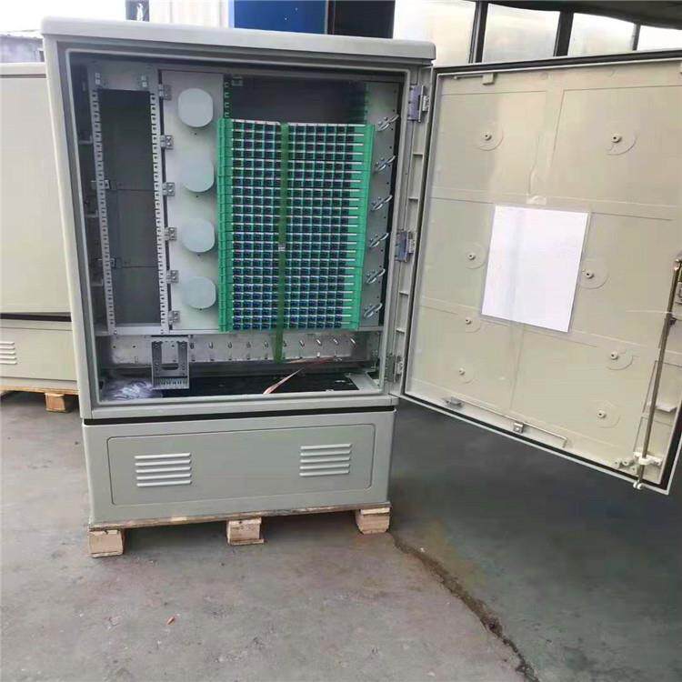 盒式288芯落地SC-UPC光缆交接箱电信级室外防水光缆机柜可满配
