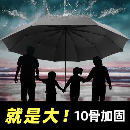 新款直销27寸商务男士雨伞自动伞2-3人全自动遮阳伞抗暴风广告伞