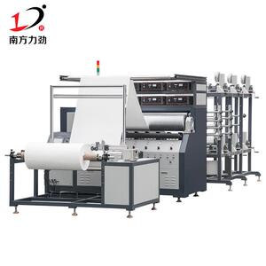 大型超声波裥棉设备家纺床品被褥防绒绗缝机高效节能工厂直