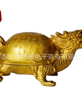 大号百寿龟龙头龟铜龙龟摆件赠老人佳品