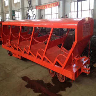 人车插轨式 12人抱轨式 XRCD系列斜井人车 10人 矿用斜井人车