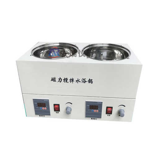 HCJ-2两孔磁力水浴锅SHJ-2 两孔两温磁力搅拌水浴锅 单独控温