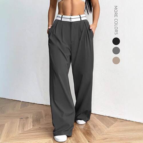Suit pants, wide leg pants