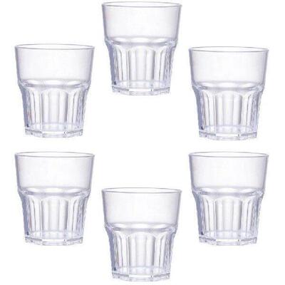 6 Pcs Shot Glass Unbreakable Spirits Cups Tumblers Kitchen