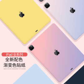 适用2022ipad背膜pro苹果mini5平板air35背面贴膜，2021平板电脑，12.9寸贴纸后air4外壳配件机身全包11寸保护套