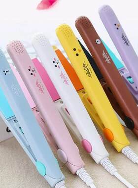 Fashionable mini hair straightener and curler, perfect for c