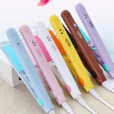 Fashionable mini hair straightener and curler, perfect for c