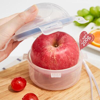 Fruit Freshness Box, Apple Storage Box, Round Airtight Conta