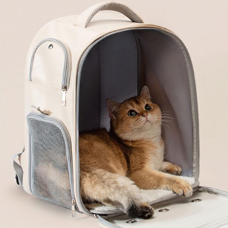 猫包外出便捷狗狗背包猫咪洗澡神器外出太空舱双肩猫书包宠物用品