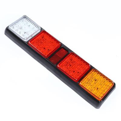 出口LED四联带反射片卡车尾灯 汽车拖车尾灯信号指示灯