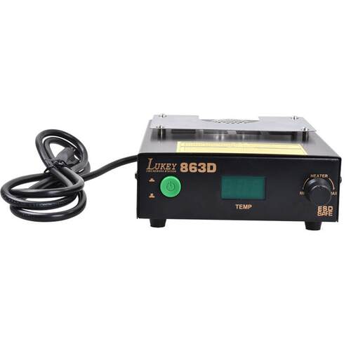 LUKEY863D SMD REWORK STATION PREHEATER 焊台焊接预热炉 保温炉